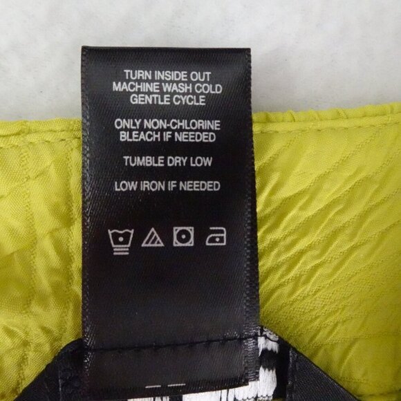 Ali Miles One Button Cardigan Jacket Women's Size L Yellow Green Textured - Picture 8 of 10